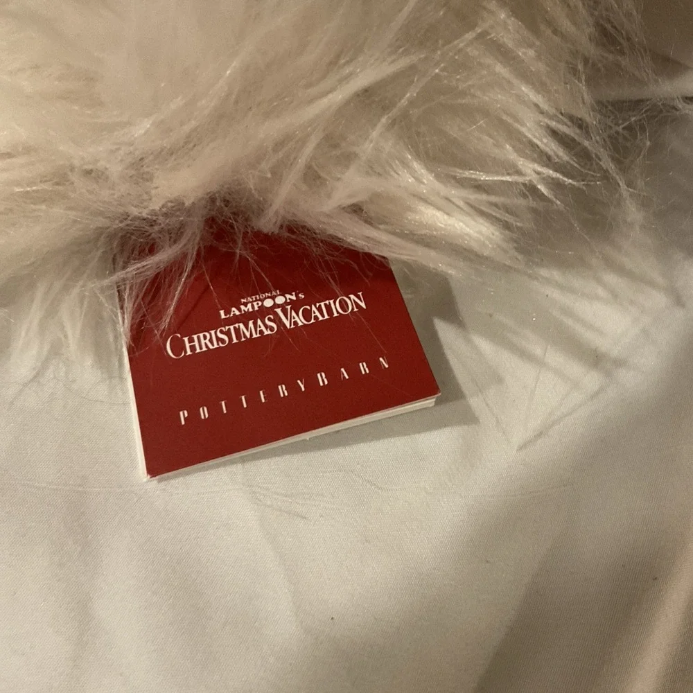 NEW Pottery Barn National Lampoon's Christmas Vacation Cat Pillow NWT